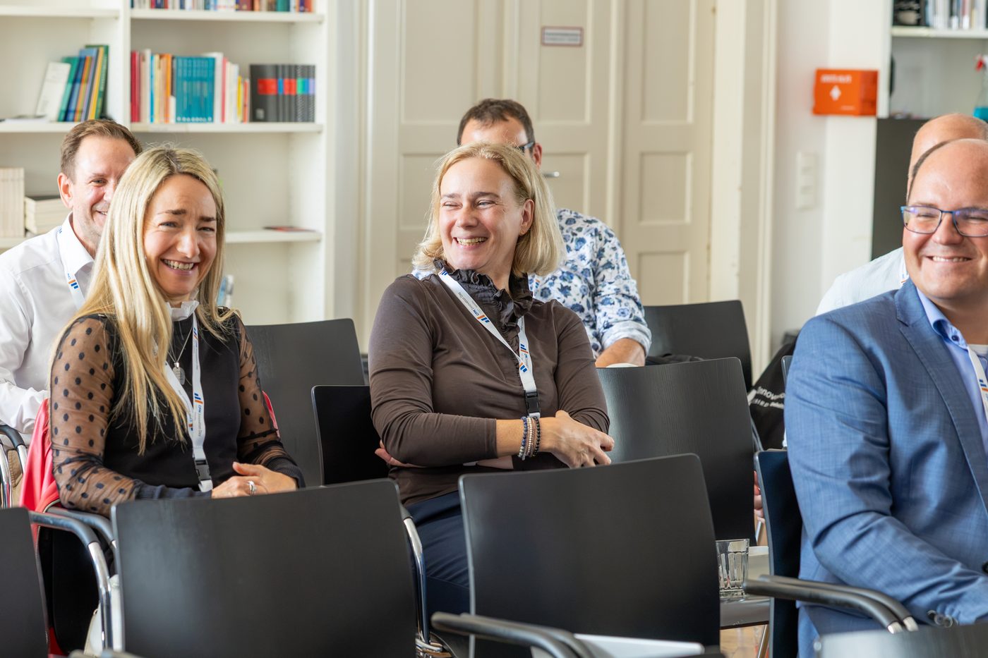 Publikum beim Vortrag